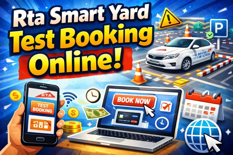 Rta Smart Yard Test Booking Online