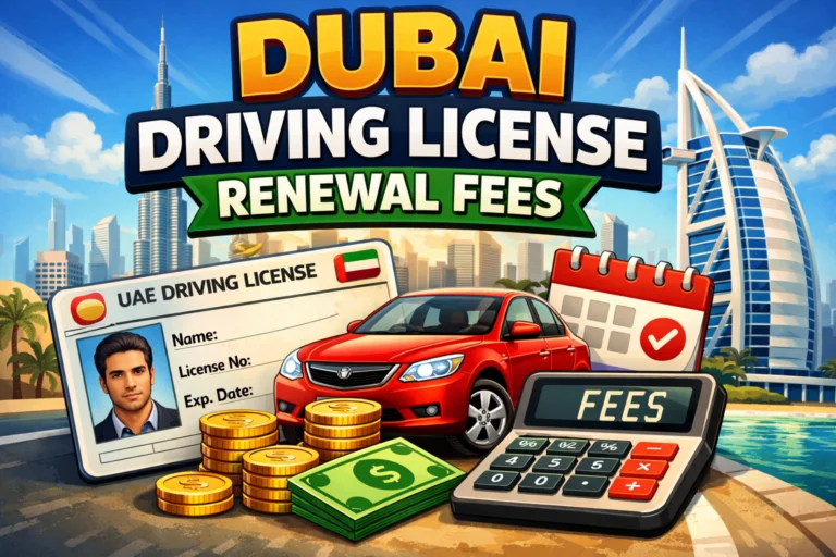 Dubai Driving License Renewal Fees 2026