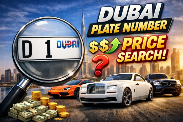 Dubai Plate Number Price search